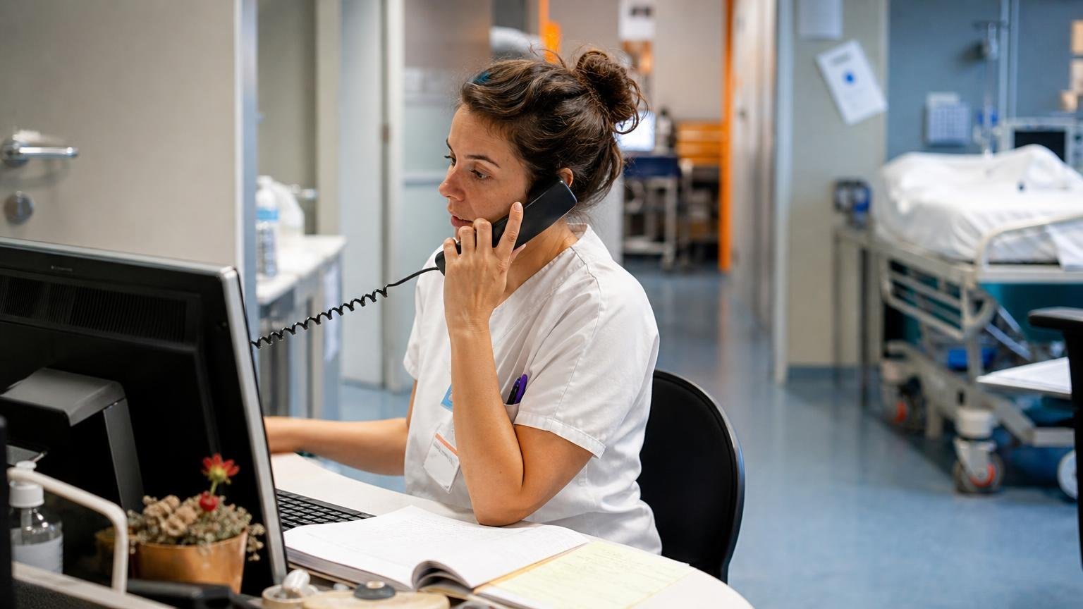 Ce service hospitalier remplace la salle dʼattente par un suivi sur téléphone et divise le délai par trois