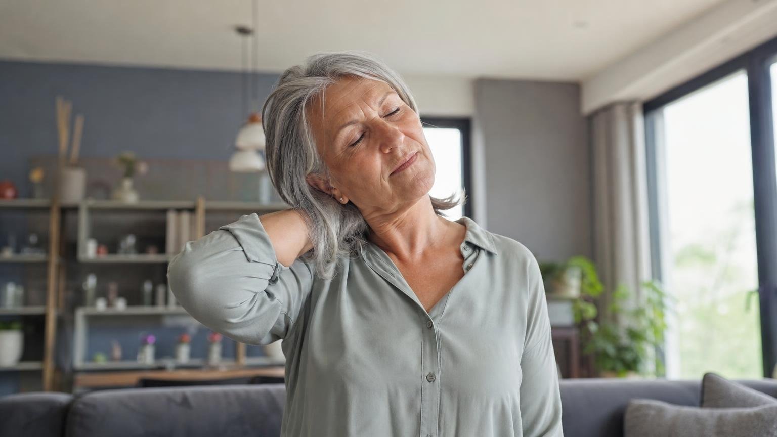 Deux minutes par jour suffisent contre la nuque raide après 50 ans : les kinés montrent le seul mouvement qui compte