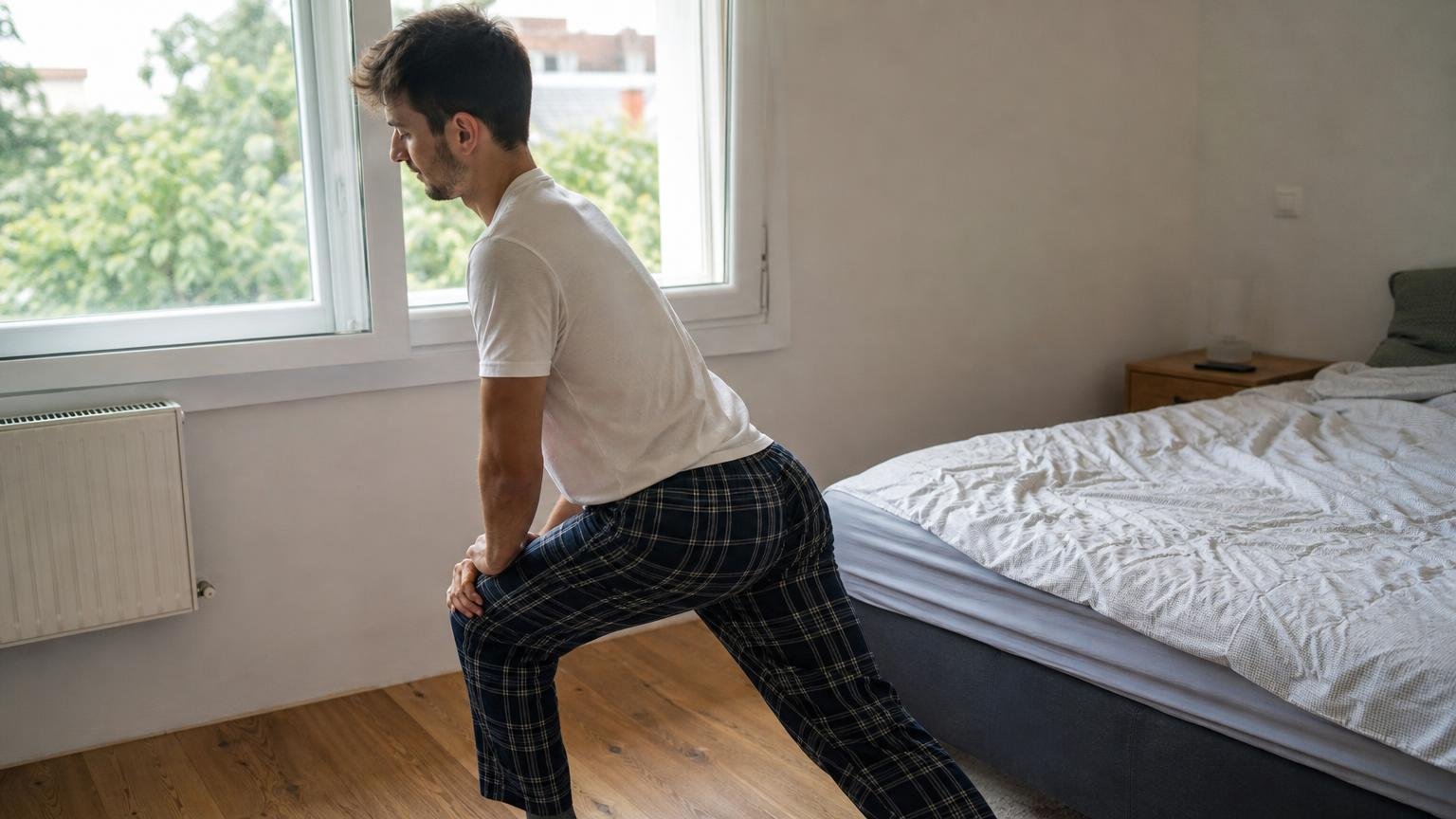 Le geste que tous les kinés font en sortant du lit et que personne ne copie