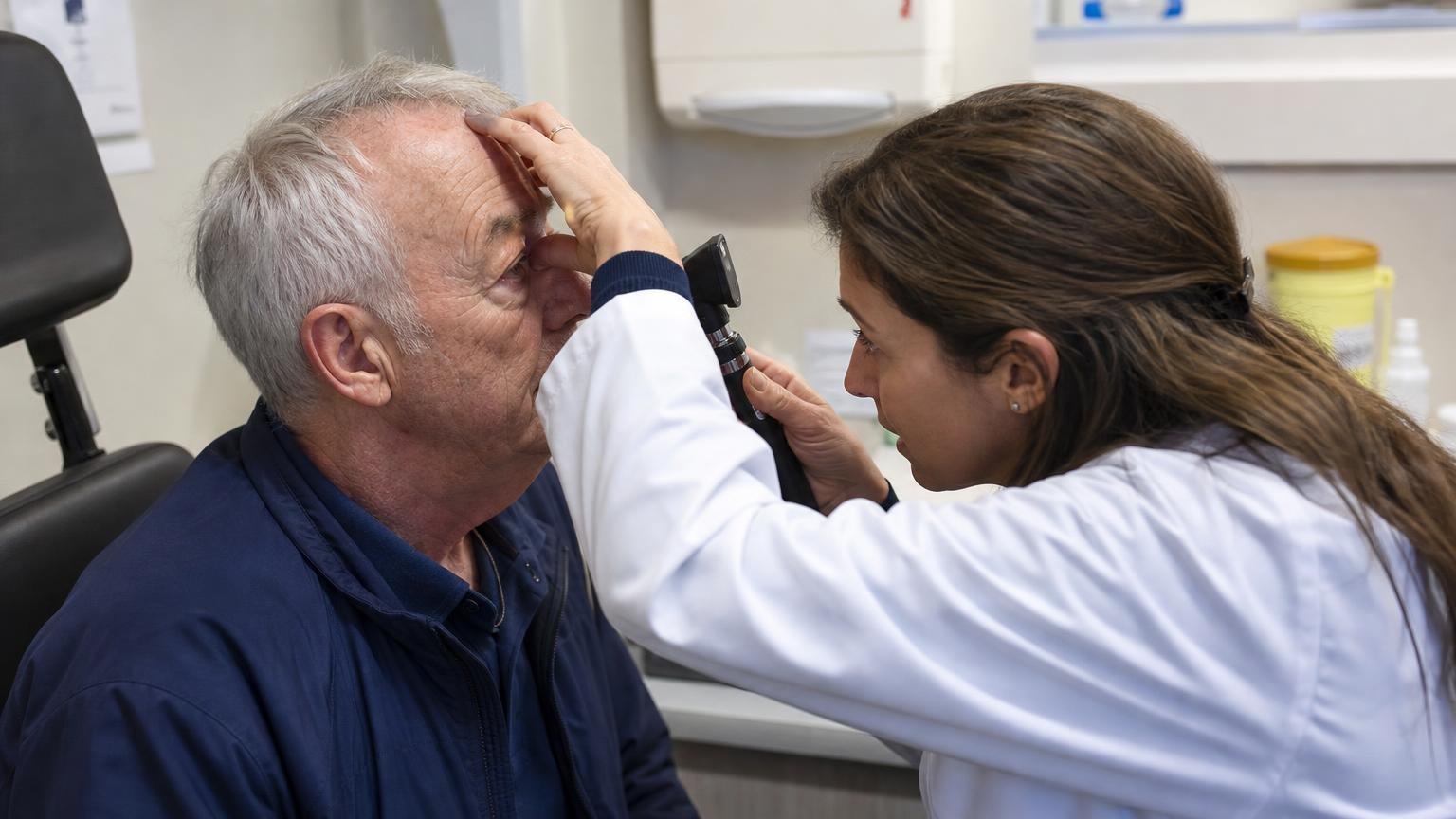 Un retraité consulte pour un œil rouge qui ne passe pas et le médecin appelle lui-même la cardiologie